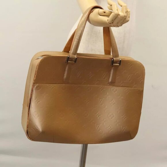 LOUIS VUITTON Monogram Mat Malden Hand Bag Amble M55137 LV Auth 114722 - Picture 14 of 16